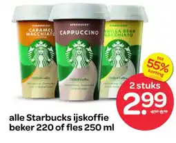 Spar Alle Starbucks ijskoffie aanbieding