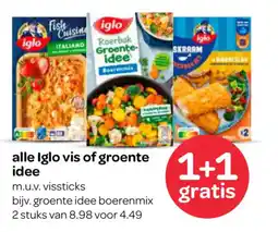 Spar Alle Iglo vis of groente idee aanbieding