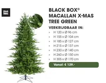 Coppelmans Black box Macallan x mas tree green aanbieding