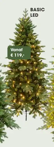 Coppelmans Evergreen Janga slim x mas tree Basic led aanbieding