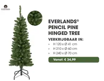 Coppelmans Everlands everlasting christmas trees aanbieding