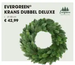 Coppelmans Evergreen krans dubbel deluxe aanbieding