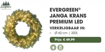 Coppelmans Evergreen janga krans premium led aanbieding