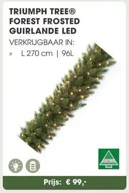 Coppelmans Triumph tree forest frosted guirlande led aanbieding