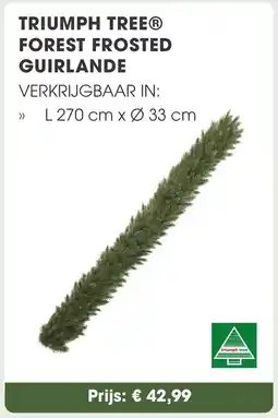 Coppelmans Triumph tree forest frosted guirlande aanbieding