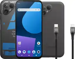 Coolblue Fairphone 5 256GB Transparant 5G + Accessoirepakket aanbieding