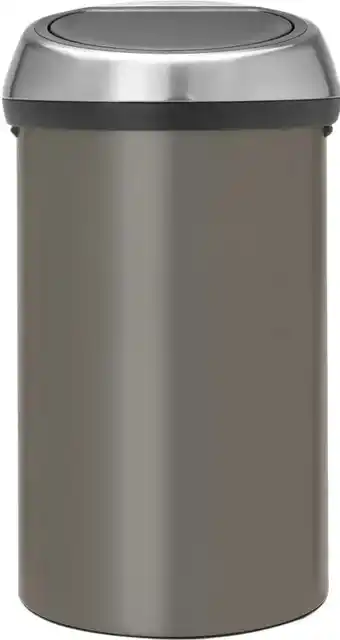 Coolblue Brabantia Touch Bin 60 Liter Platinum aanbieding