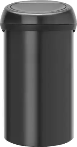Coolblue Brabantia Touch Bin 60 Liter Matt Black aanbieding