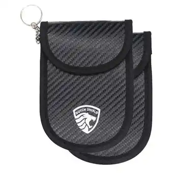 ANWB Dutch Shield 2x RFID Autosleutel hoesje zwart Zwart aanbieding