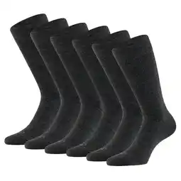 ANWB Apollo 6 paar Merinowollen sokken Antraciet aanbieding