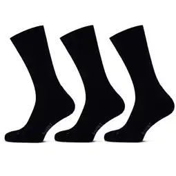 ANWB Basset Badstof 3 paar Merinowollen sokken Blauw aanbieding