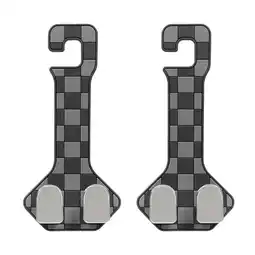 ANWB Dutch Shield 2x Auto Hoofdsteun Haak Duo Grijs aanbieding