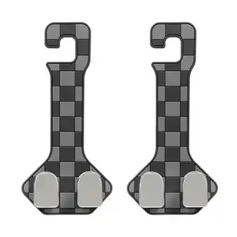 ANWB Dutch Shield 2x Auto Hoofdsteun Haak Duo Grijs aanbieding