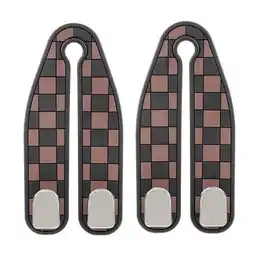 ANWB Dutch Shield 2x Auto Hoofdsteun Haak Split Bruin aanbieding