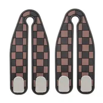 ANWB Dutch Shield 2x Auto Hoofdsteun Haak Split Bruin aanbieding