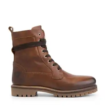 ANWB Travelin' Kvinlog heren Veterboots Cognac aanbieding
