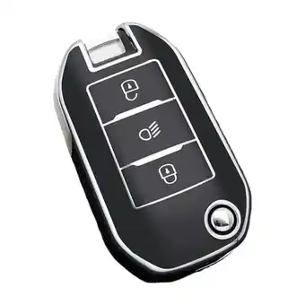 ANWB Dutch Shield Sleutelhoesje Opel zwart A3B Zwart-Zilver aanbieding