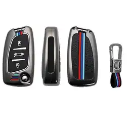 ANWB Dutch Shield Sleutelhoesje Peugeot C3 Grijs Zwart aanbieding