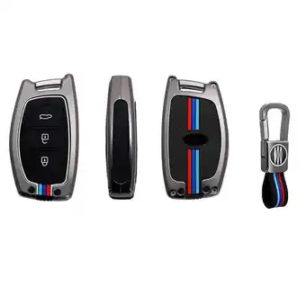 ANWB Dutch Shield Sleutelhoesje Hyundai A3B Grijs Zwart aanbieding