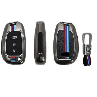 ANWB Dutch Shield Sleutelhoesje Hyundai B3 Grijs Zwart aanbieding