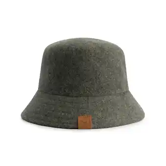 ANWB Mgo Mignon Dames Bucket Hat Wolmix Groen aanbieding
