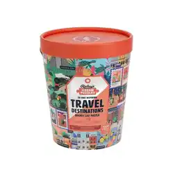 ANWB Ridley's Travel Destinations Bucket Puzzle 1000 pc Lichtrood aanbieding