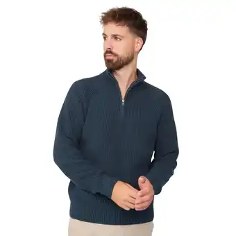ANWB Solution Heren Menthon Zip Pullover Blauw aanbieding