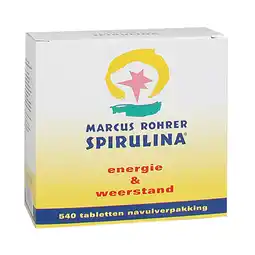 Holland & Barrett Marcus Rohrer Spirulina Navulling - 3 x 180 tabletten aanbieding