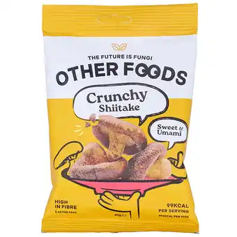 Holland & Barrett Other Foods Crunchy Shiitake Mushrooms Chips - 40g aanbieding