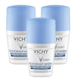 De Online Drogist Vichy Minerale Deodorant Roller 48u Optimale Tolerantie Multiverpakking aanbieding