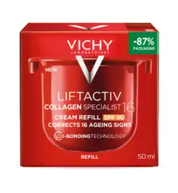 De Online Drogist Vichy Liftactive Dagcrème Collagen SPF 50 Navulling aanbieding