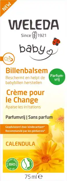 De Online Drogist Weleda Baby Calendula Billenbalsem Parfumvrij aanbieding