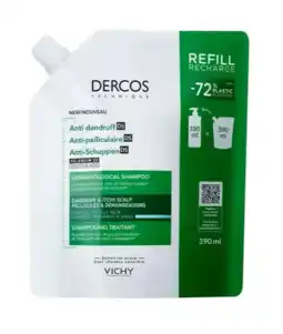De Online Drogist Vichy Dercos Shampoo Anti Dandruff Normaal tot Vet Haar Refill aanbieding