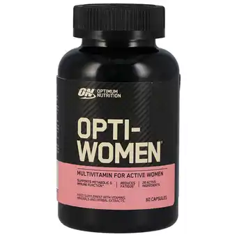 Holland & Barrett Optimum Nutrition Optiwomen Multivitamine - 60 capsules aanbieding