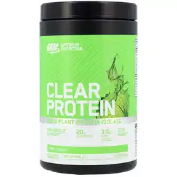 Holland & Barrett Optimum Nutrition Clear Protein 100% Plant Protein Isolate Lime Sorbet - 280g aanbieding