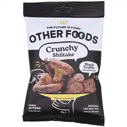Holland & Barrett Other Foods Crunchy Shiitake Mushrooms Black Truffle Chips - 40g aanbieding