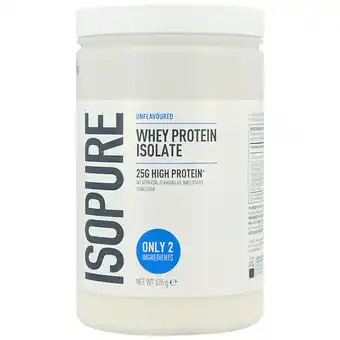 Holland & Barrett Isopure Whey Protein Isolate Unflavoured - 435g aanbieding