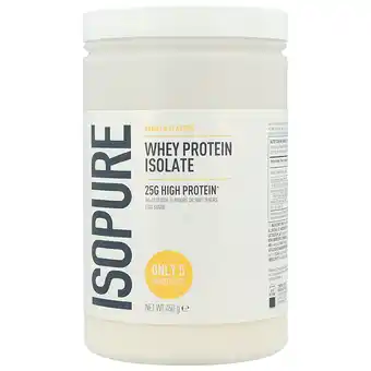 Holland & Barrett Isopure Whey Protein Isolate Vanilla Flavour - 450g aanbieding