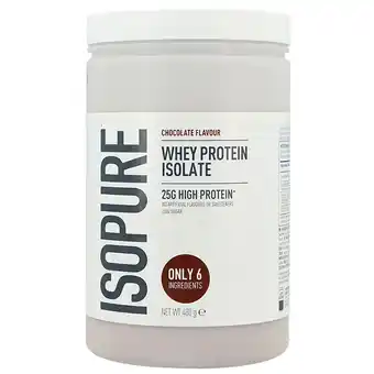 Holland & Barrett Isopure Whey Protein Isolate Chocolate Flavour - 480g aanbieding