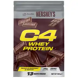 Holland & Barrett Cellucor C4 Whey Protein Milk Chocolate Hershey's - 455g aanbieding