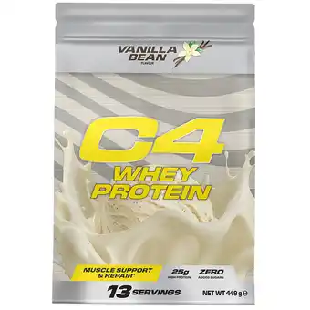 Holland & Barrett Cellucor C4 Whey Protein Vanilla Bean - 449g aanbieding