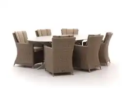 Kees Smit Intenso Adriano/Furato ellips 240cm dining tuinset 7-delig aanbieding