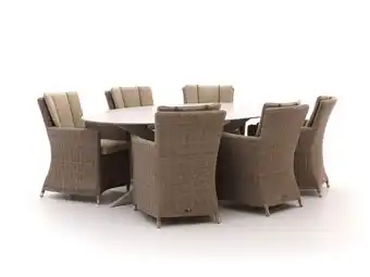 Kees Smit Intenso Adriano/Furato ellips 240cm dining tuinset 7-delig aanbieding