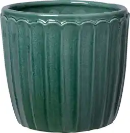 Intratuin Intratuin bloempot Vajen groen D 15 H 13 cm aanbieding