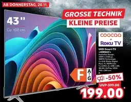 Kaufland DE UHD Smart TV 43R5GY aanbieding