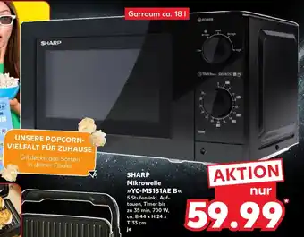 Kaufland DE Sharp Mikrowelle YC-MS181AE B aanbieding