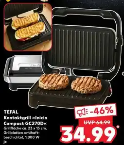 Kaufland DE Tefal Kontaktgrill Inicio Compact GC270D aanbieding