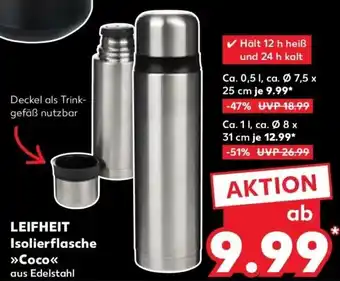 Kaufland DE Leifheit Isolierflasche Coco aanbieding