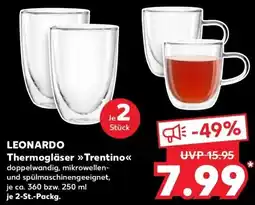 Kaufland DE Leonardo Thermogläser Trentino aanbieding