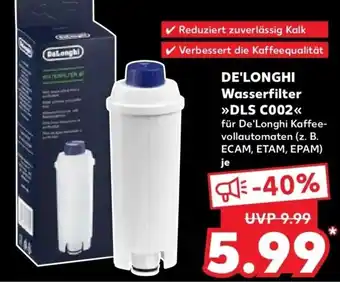 Kaufland DE De'longhi Wasserfilter DLS C002 aanbieding